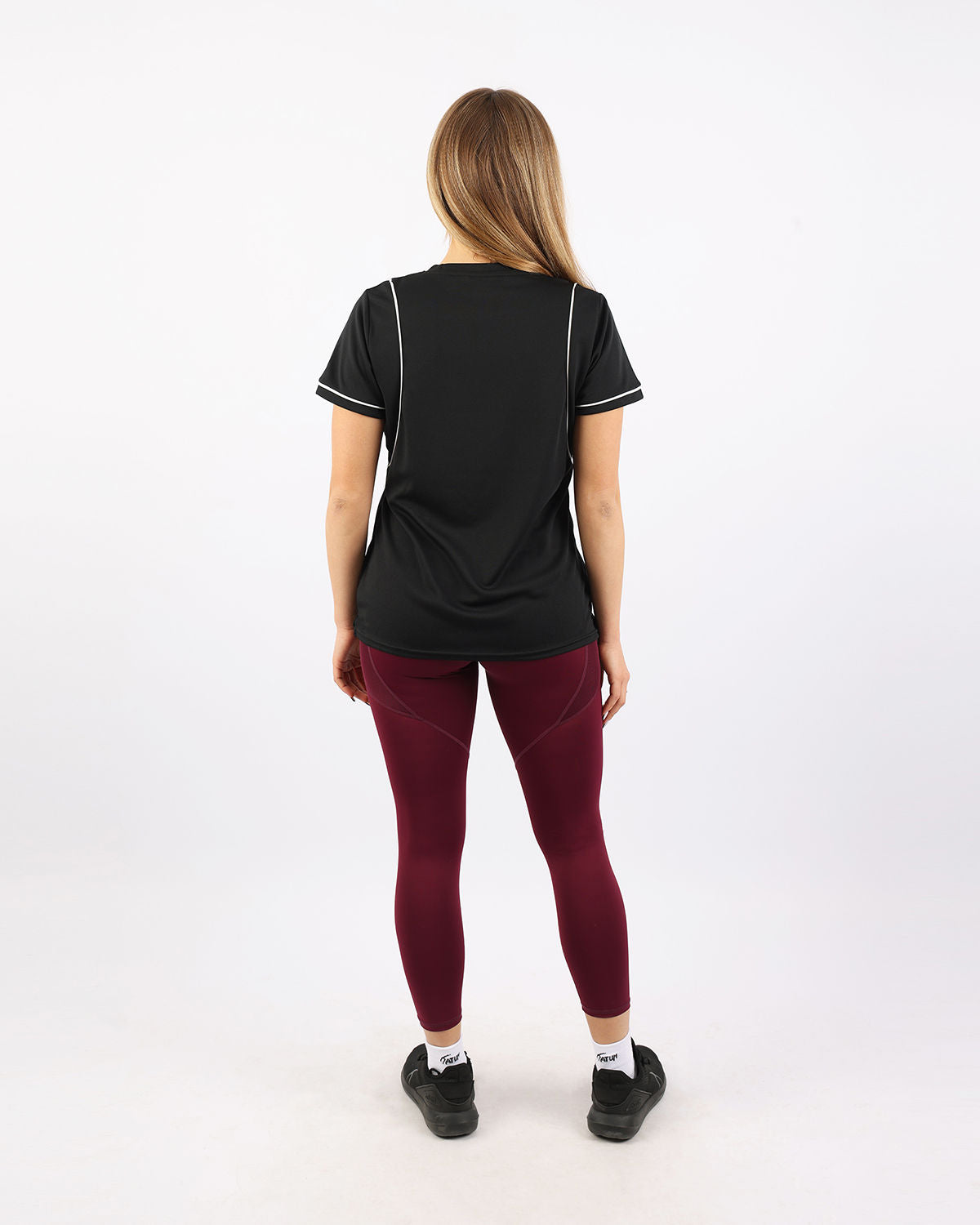 Ultra-Soft Cropped Black T-Shirt-Atum -86036571