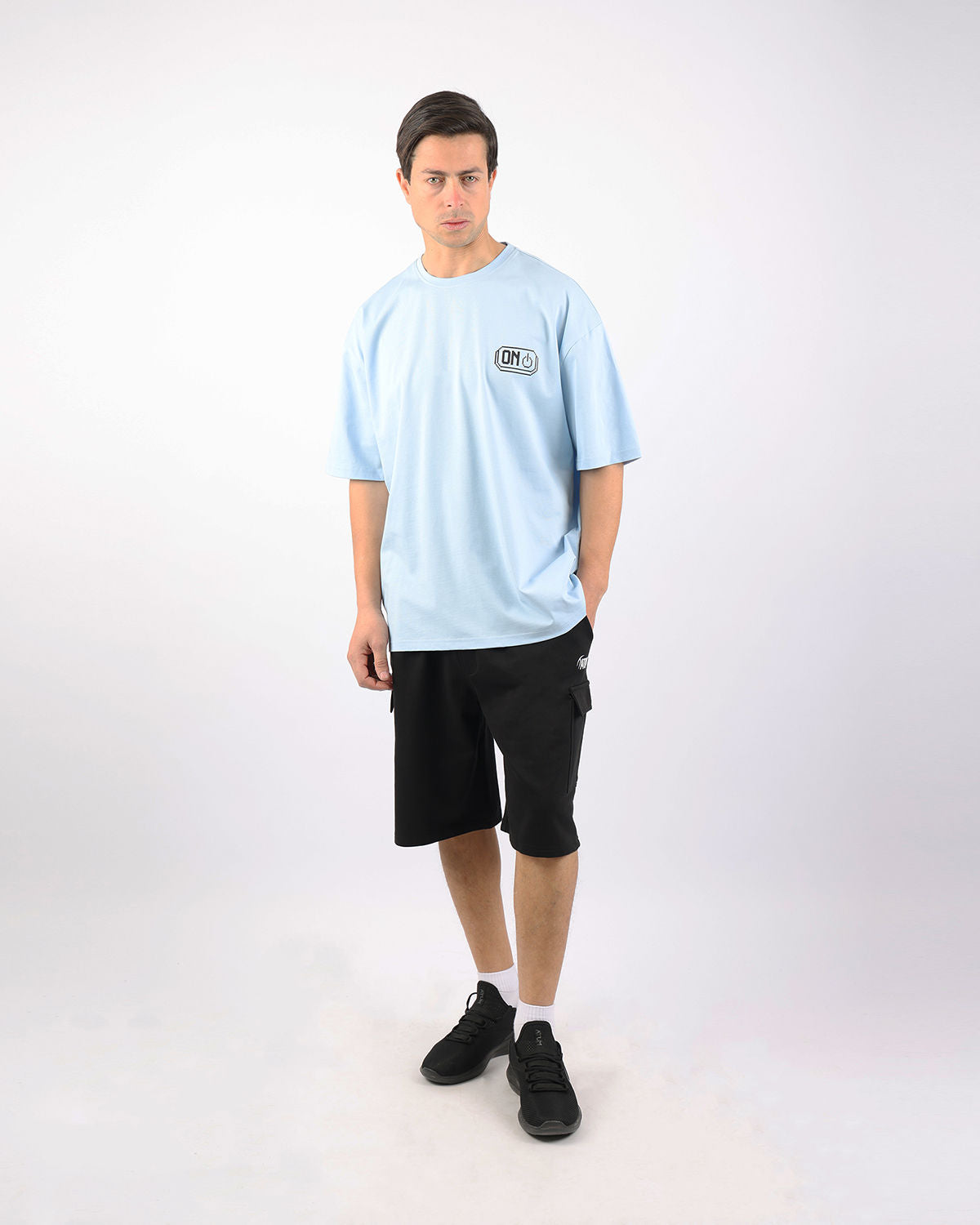 Adventure Mode Light Blue T-Shirt-Atum -89763294