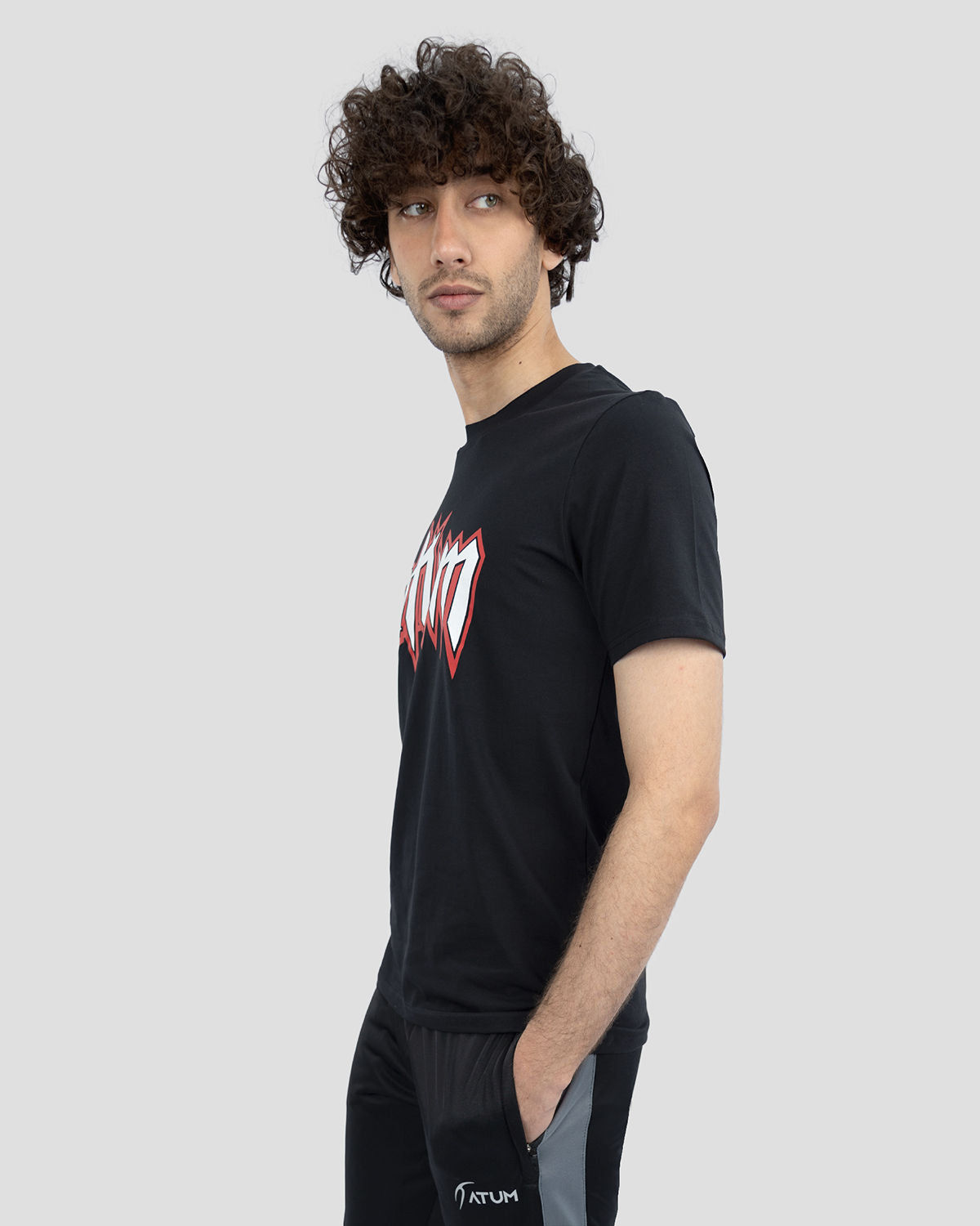 Men's Graphic Logo Black T-Shirt