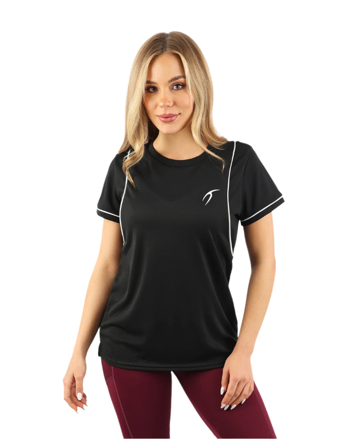 Ultra-Soft Cropped Black T-Shirt-Atum -10104140