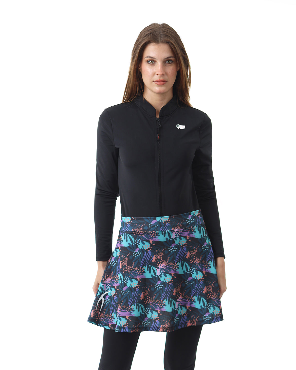 Tropical Night Indigo Skirt-Atum -72971500