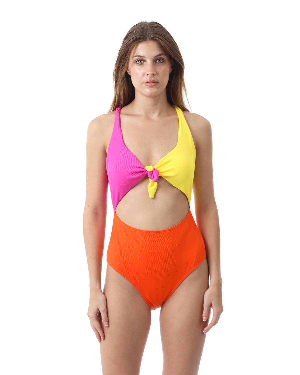 Sunset Vibes Orange Swimsuit-Atum -62986016