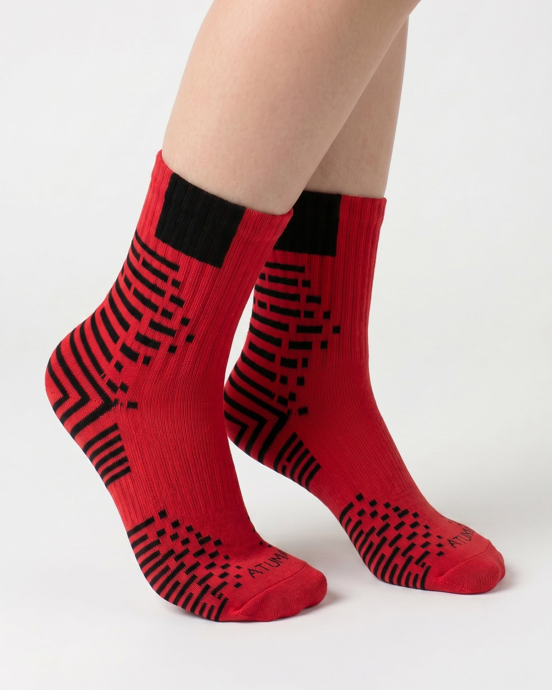 Kids Mid-Crew Red-Tex Training Socks