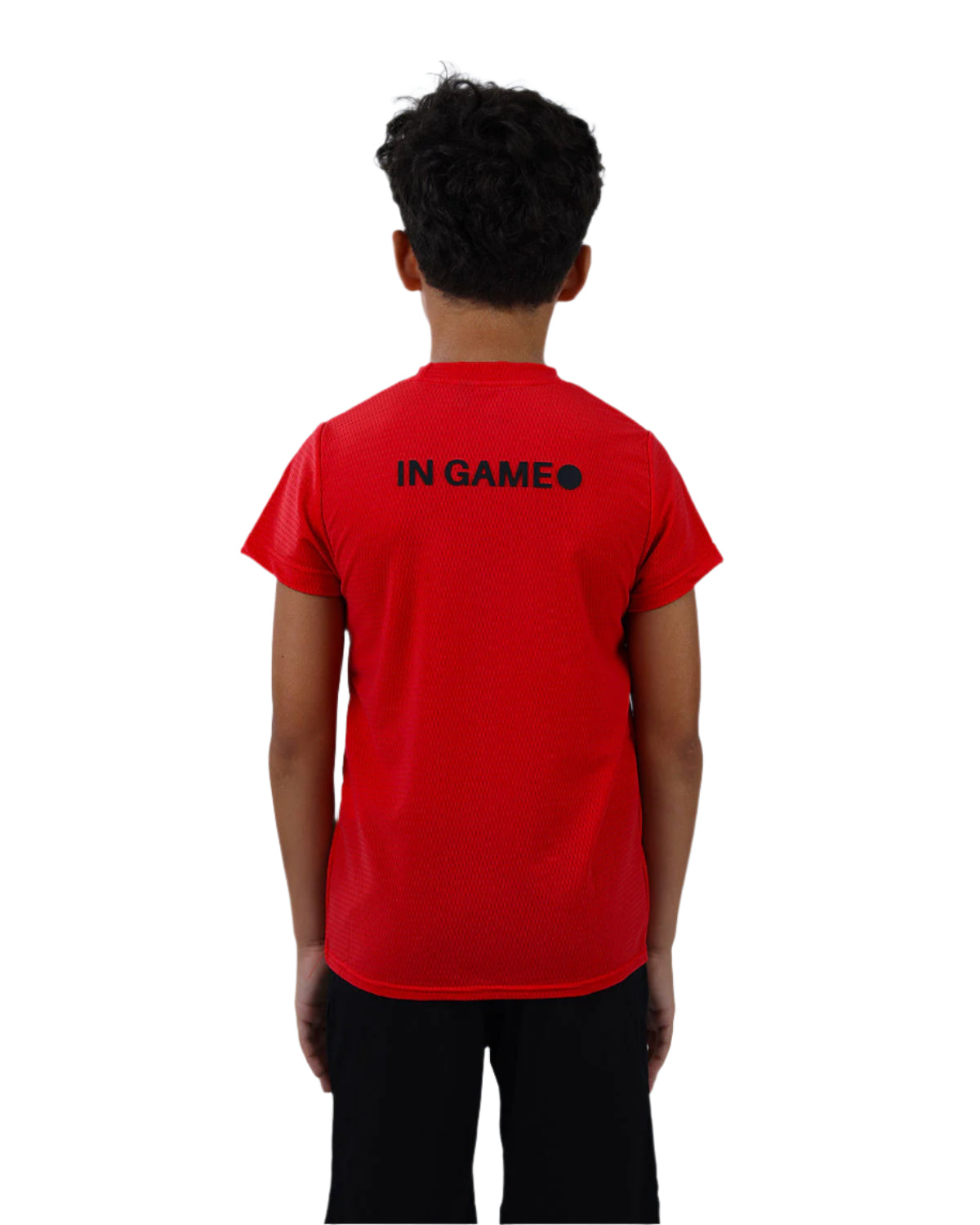Crew Neck Short Sleeve Breathable Top-Atum -87672099