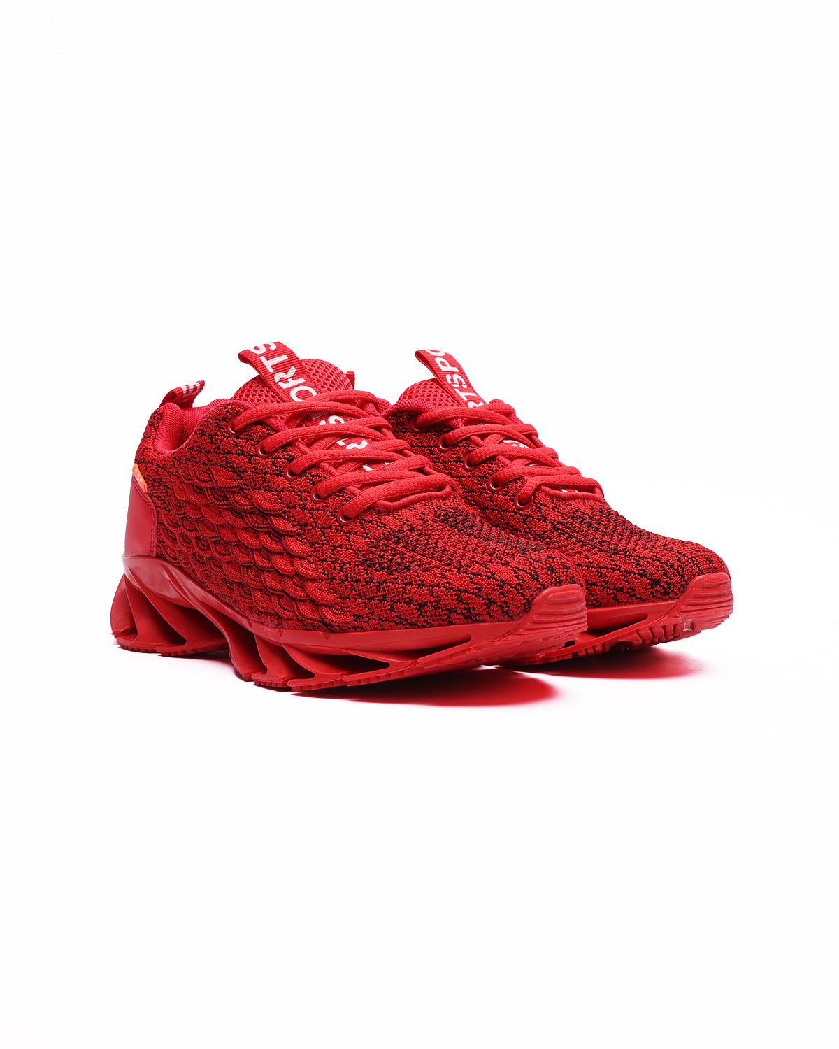 Velocity Vortex Red Running Shoes-Atum -91595361