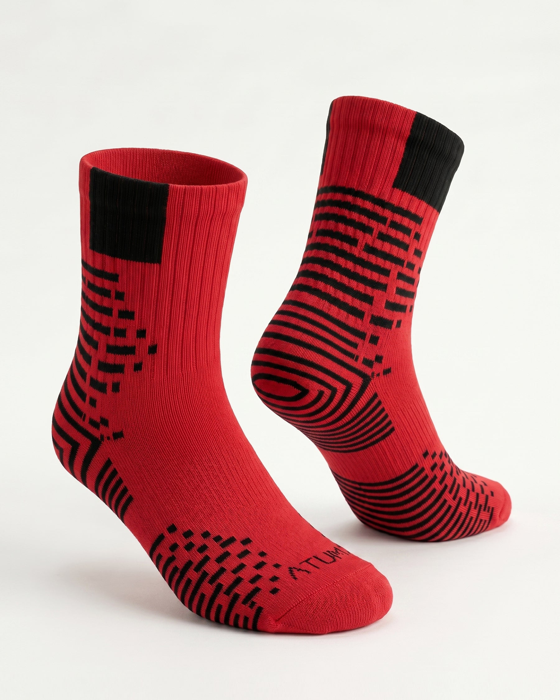 Kids Mid-Crew Red-Tex Training Socks