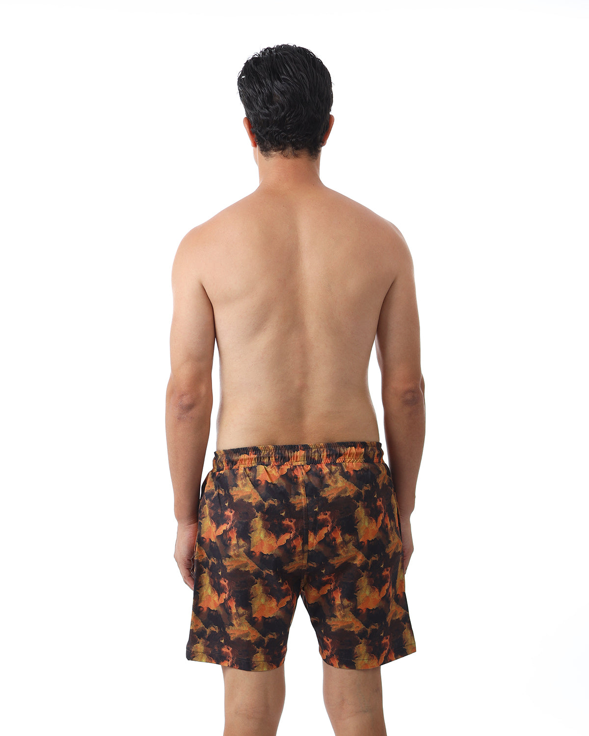 Horizon Orange Swim Short-Atum -50595011