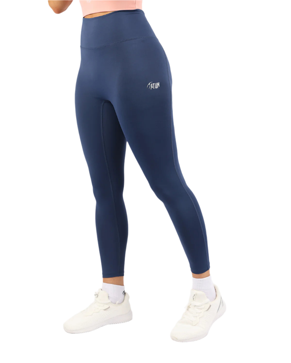 Curve Accent High-Rise Women's Leggings-Atum -33917704