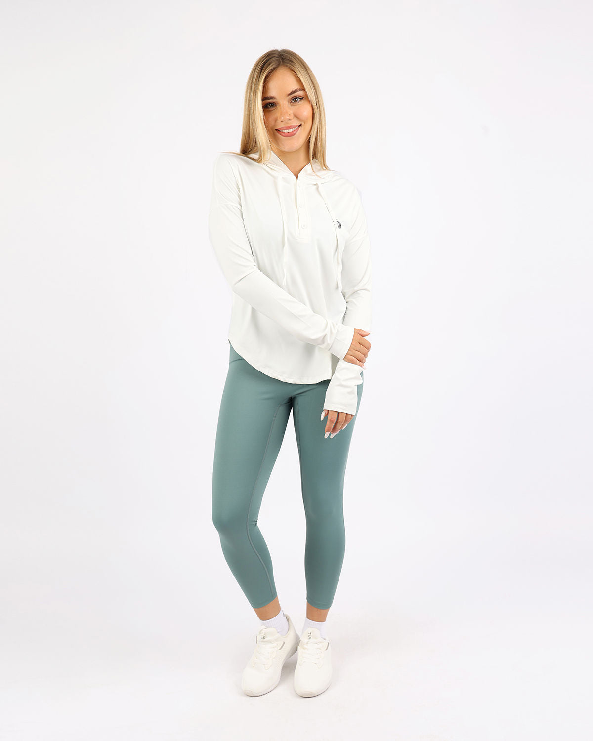 Breeze long Slevess Women's Hoodie Tee-Atum -99286813