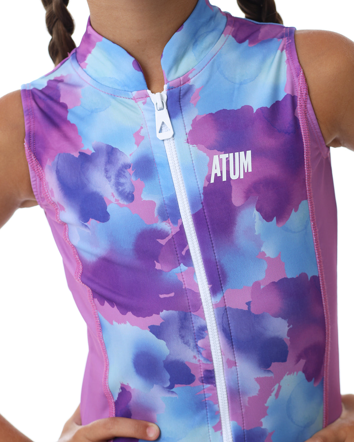 Elegant Splash Girls Lilac Jumbsuit-Atum -48978615