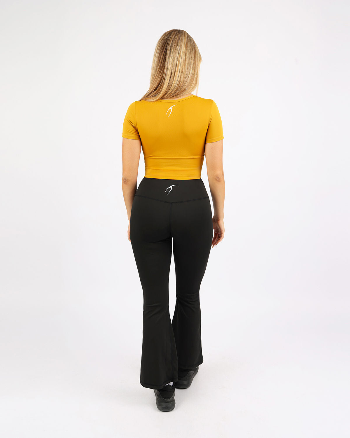 Serenity Sculpt Yellow Crop Top-Atum -24751009