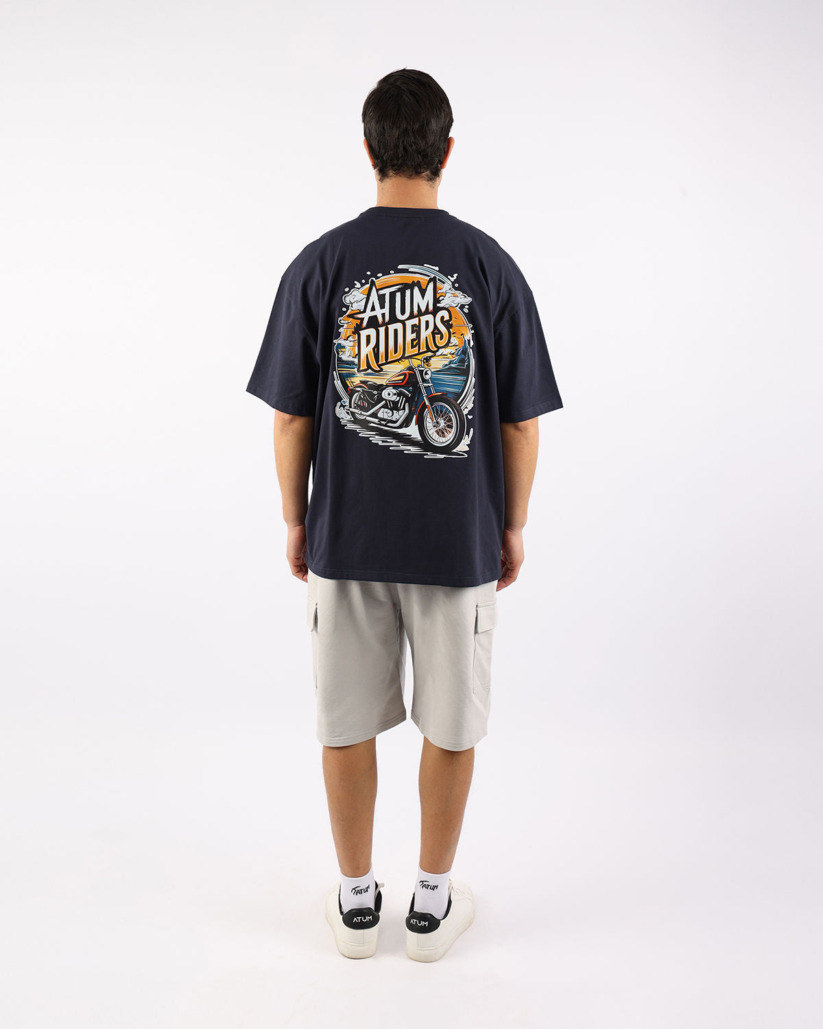 Essential Cargo Men's Gray Shorts-Atum -36266520