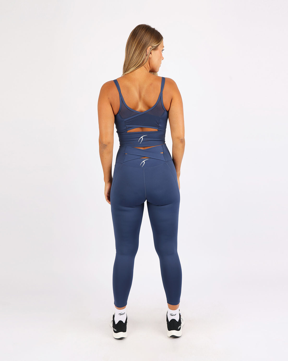 Curve Accent High-Rise Women's Leggings-Atum -71278328