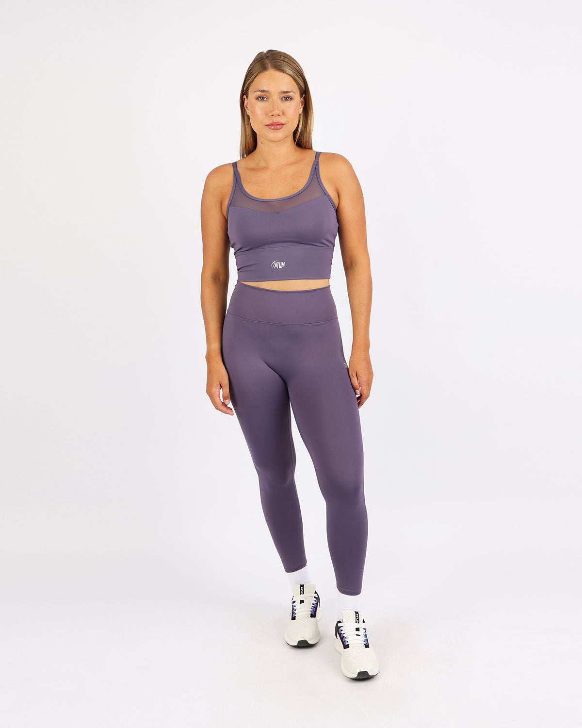 Curve Accent High-Rise Women's Leggings-Atum -22477560
