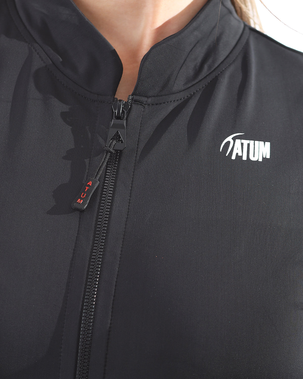Basic Full Body Black Swimsuit-Atum -62460081