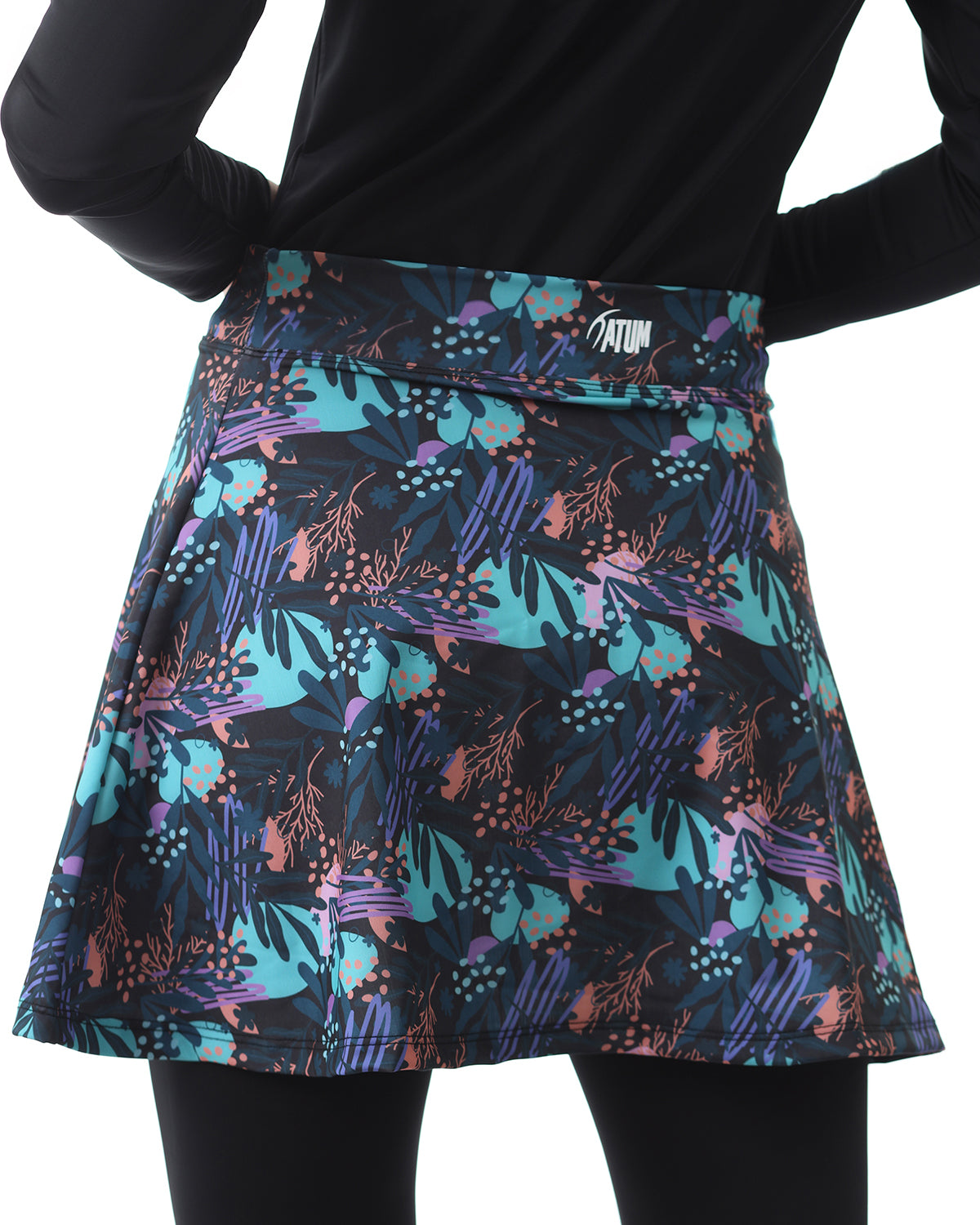 Tropical Night Indigo Skirt-Atum -71199417