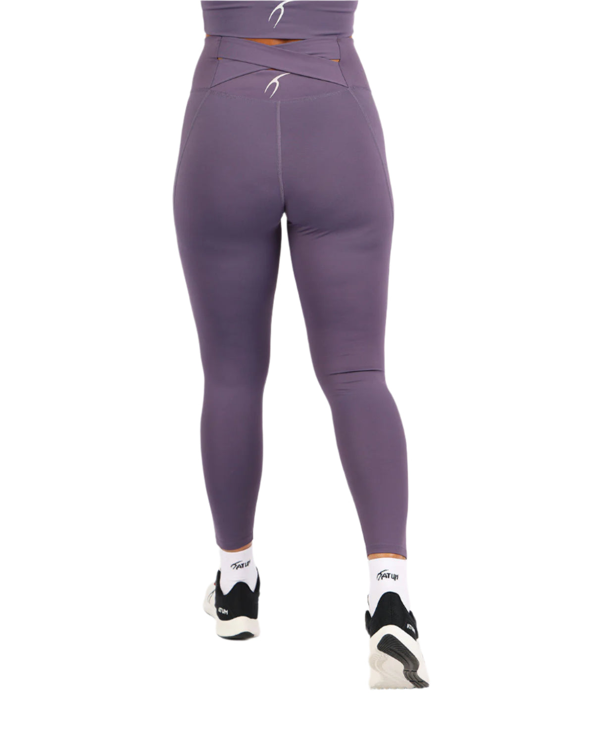 Curve Accent High-Rise Women's Leggings-Atum -35002707
