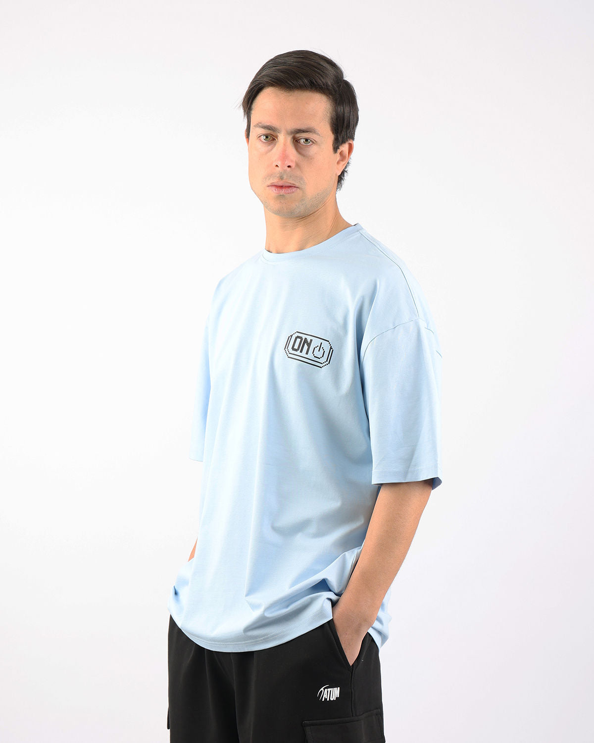 Adventure Mode Light Blue T-Shirt-Atum -33990639