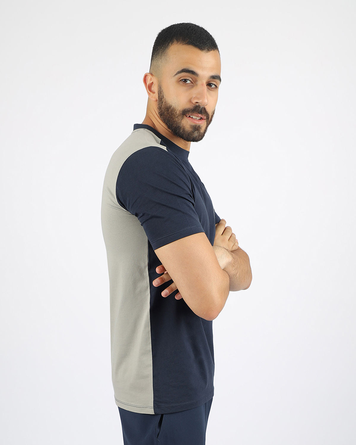 Men's Basic T- Shirt-Atum -34954932