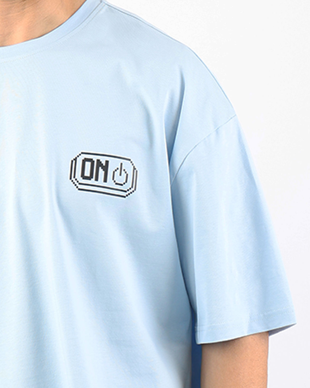 Adventure Mode Light Blue T-Shirt-Atum -94323807