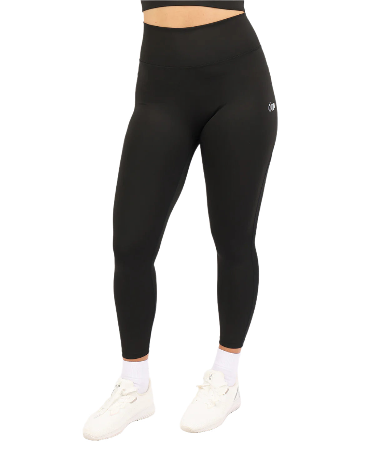 Curve Accent High-Rise Women's Leggings-Atum -21188384
