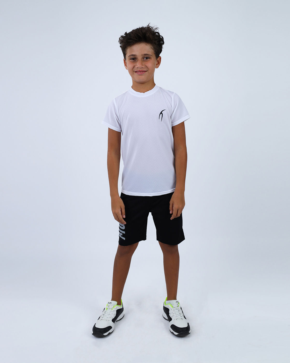 Crew Neck Short Sleeve Breathable Top-Atum -39330781