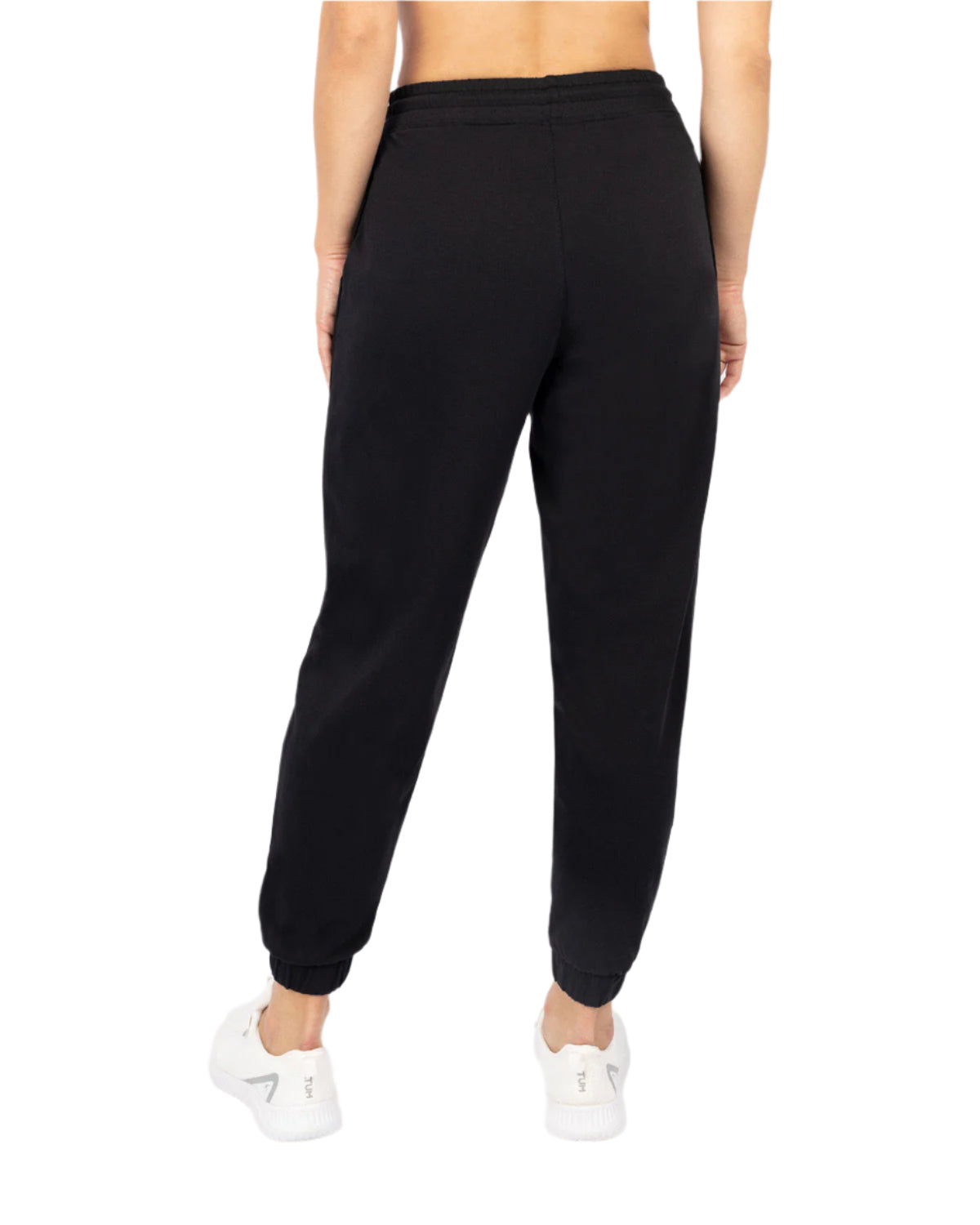 Women's Sport Black Sweatpants-Atum -53028995