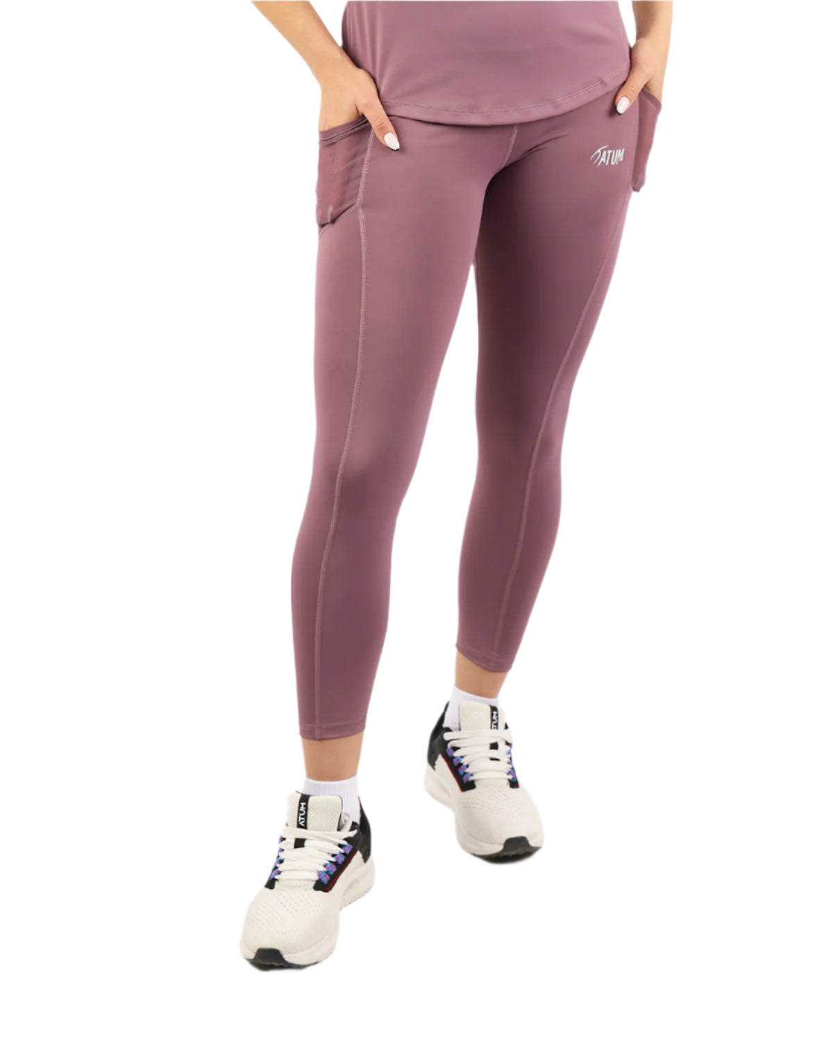 Pocket Flex Capri Violet Leggings-Atum -44231307