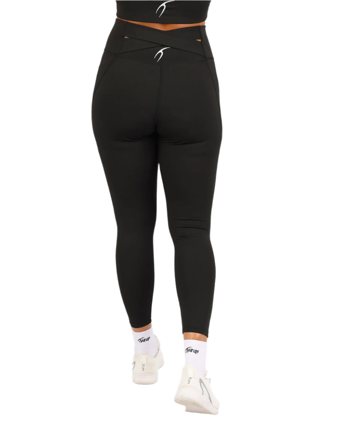 Curve Accent High-Rise Women's Leggings-Atum -83517576