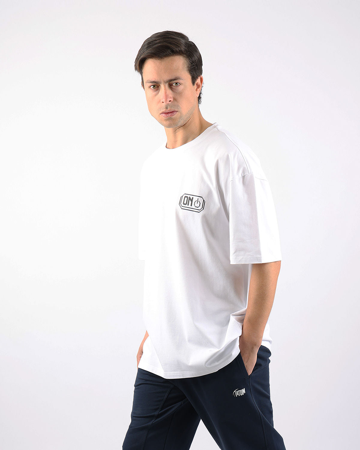 Adventure Mode White T-Shirt-Atum -57306543