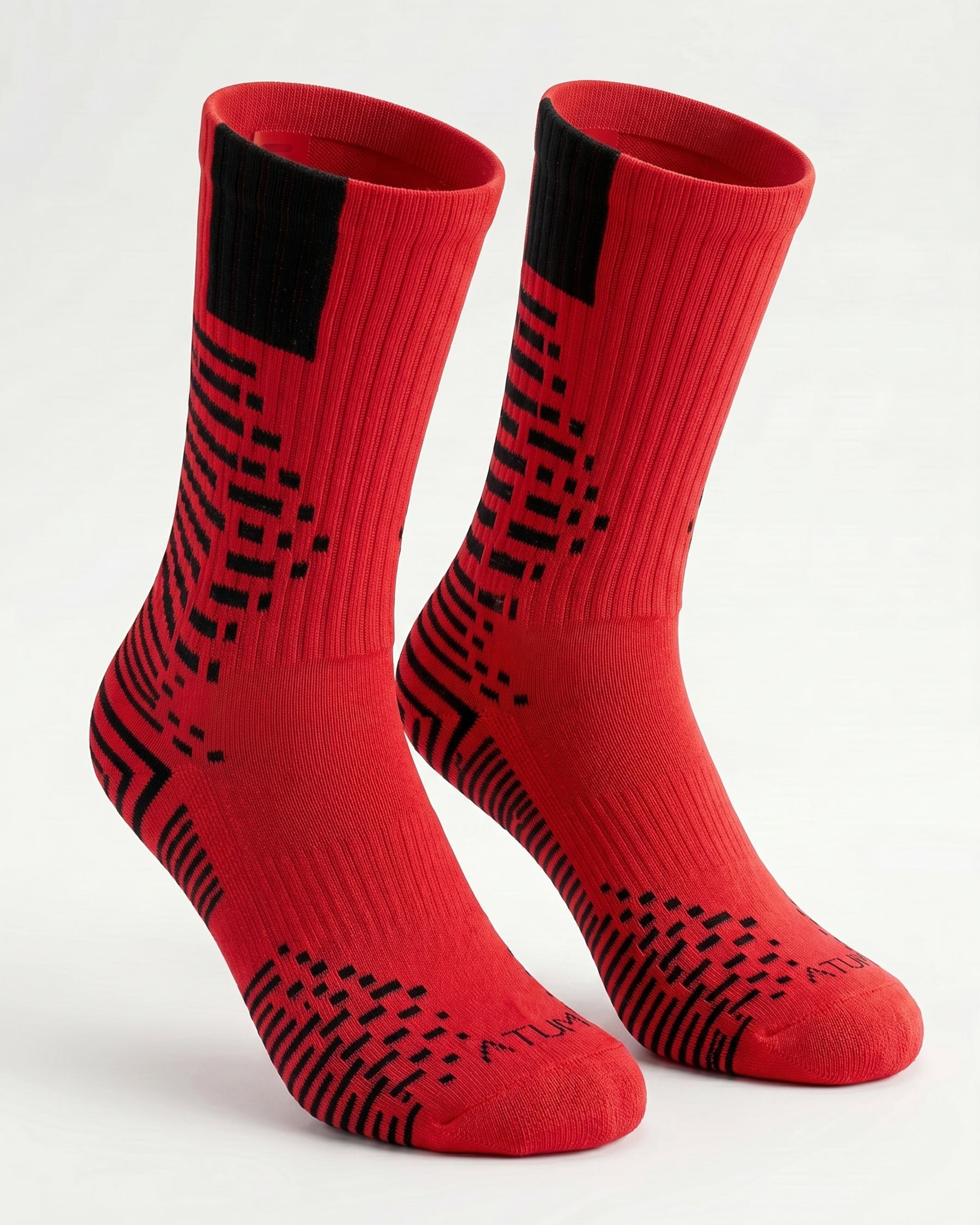 Adults Unisex Long Red-Tex Training Socks-Atum -95860967