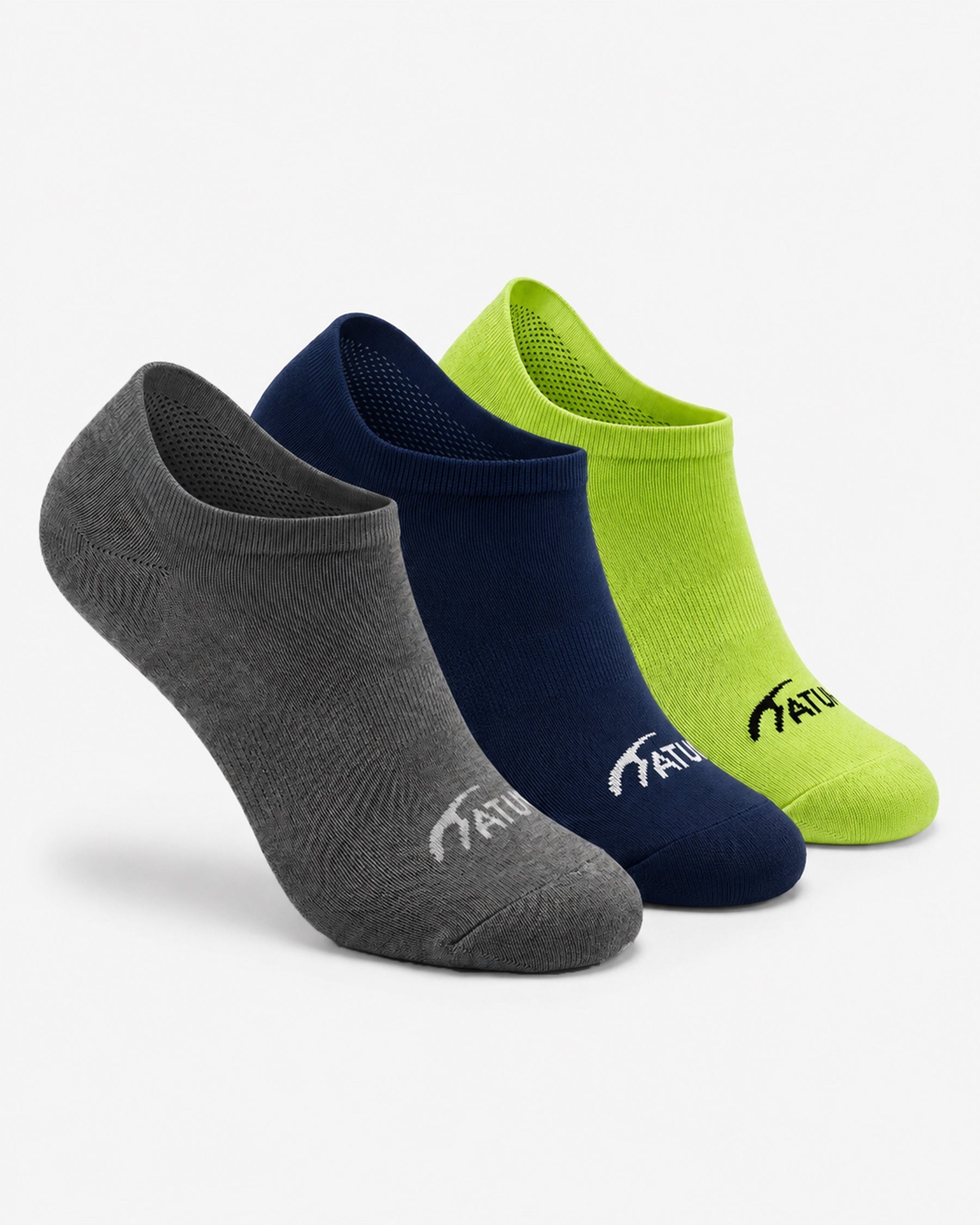 Adults Low-Cut MixGreen Training Socks-Pack of 3