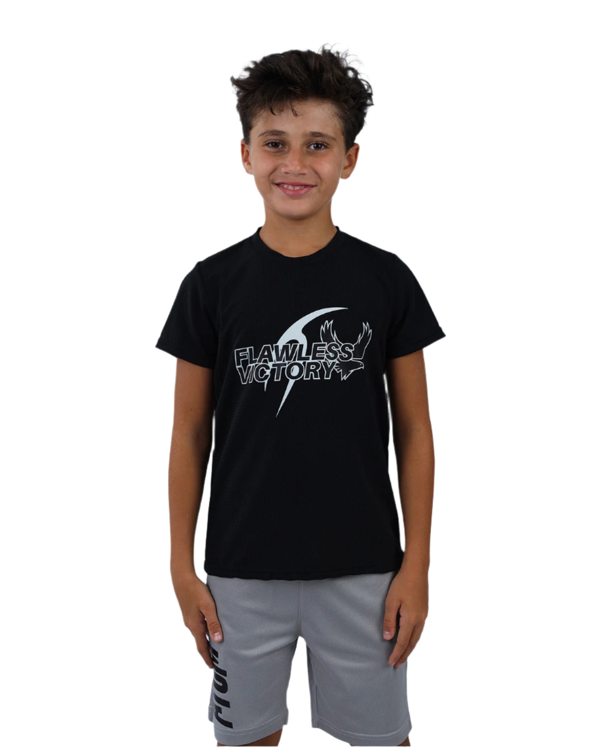 Eagle Victory Sports Black T-Shirt-Atum -63250177