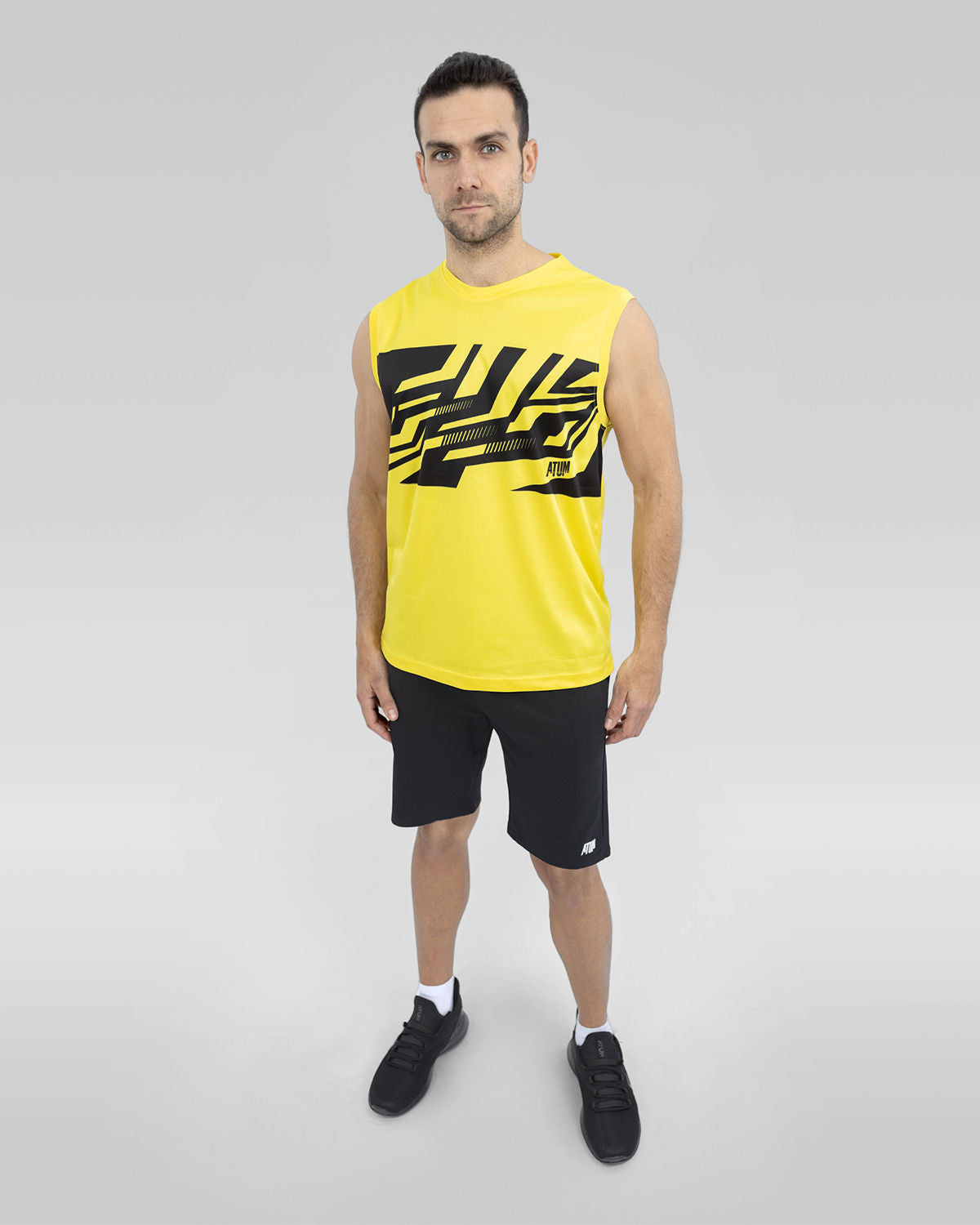 Men's Printed Tank Top-Atum -35419998