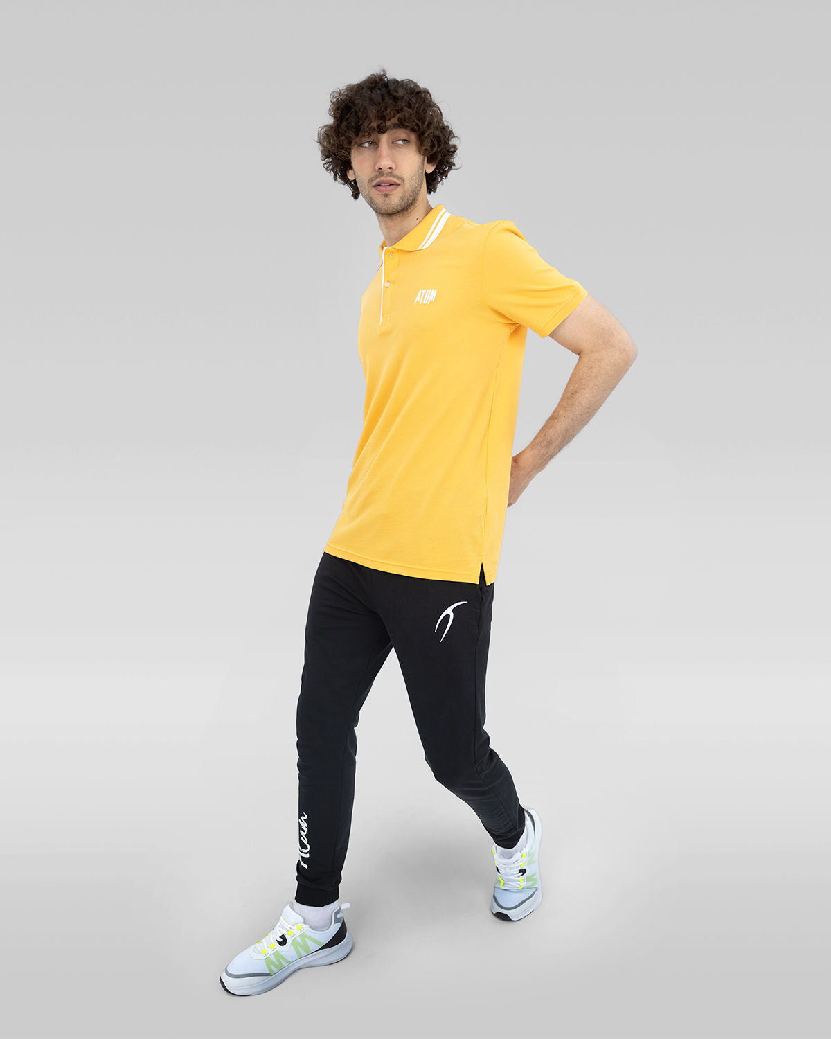Splash clash men's polo shirt