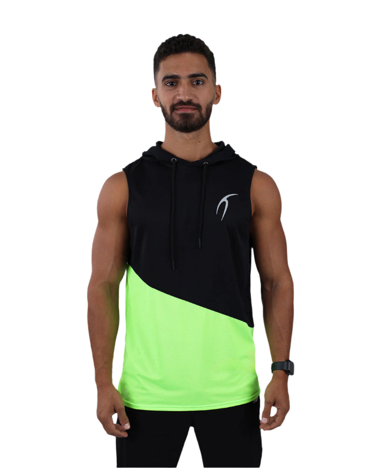 Sleeveless Breathable Hoodie-Atum -67952587