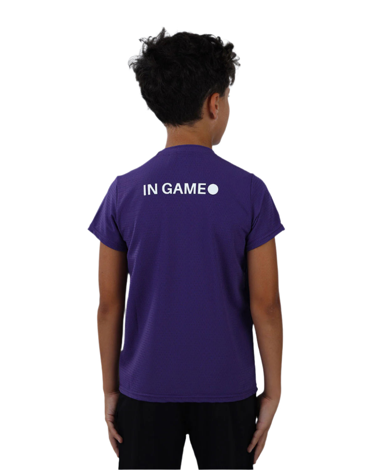 Crew Neck Short Sleeve Breathable Top-Atum -14831017