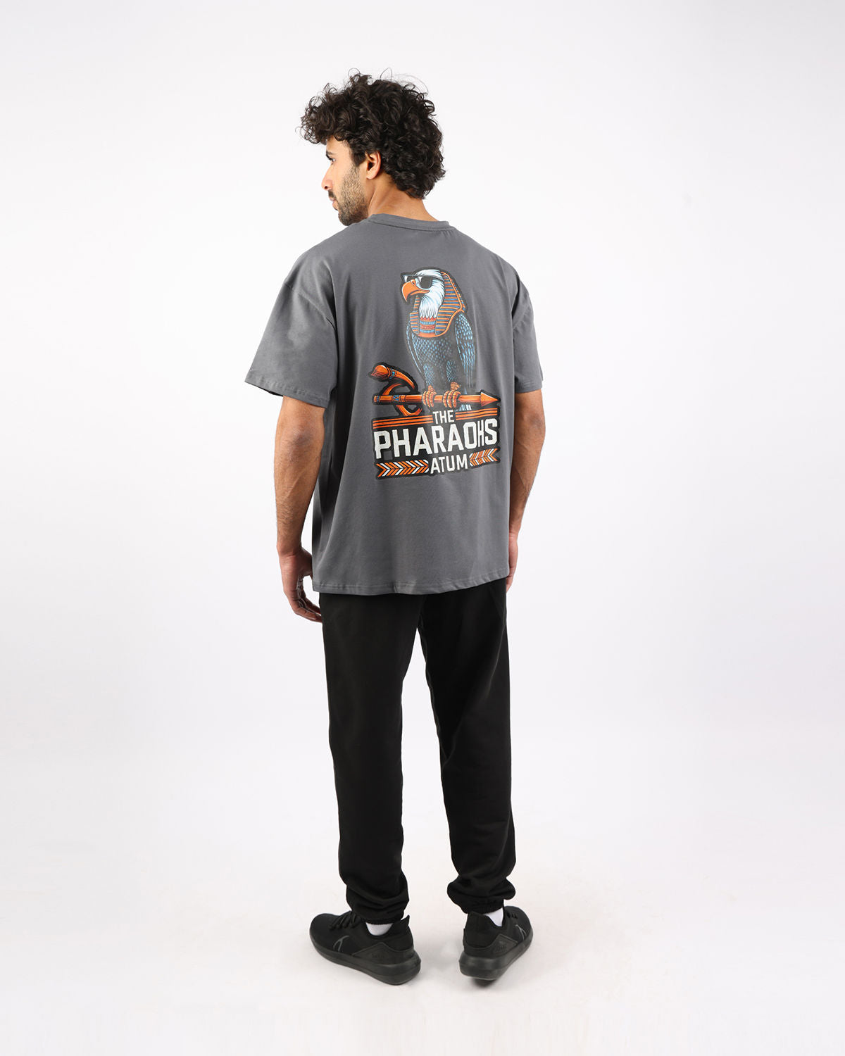 Pharaohs Legacy Dark Gray T-Shirt-Atum -57627710