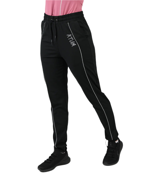 Relaxed Fit Black Pants-Atum -47411976