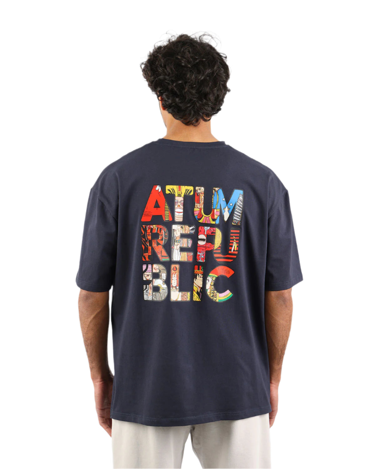 Cultural Republic Navy T-Shirt-Atum -4771417