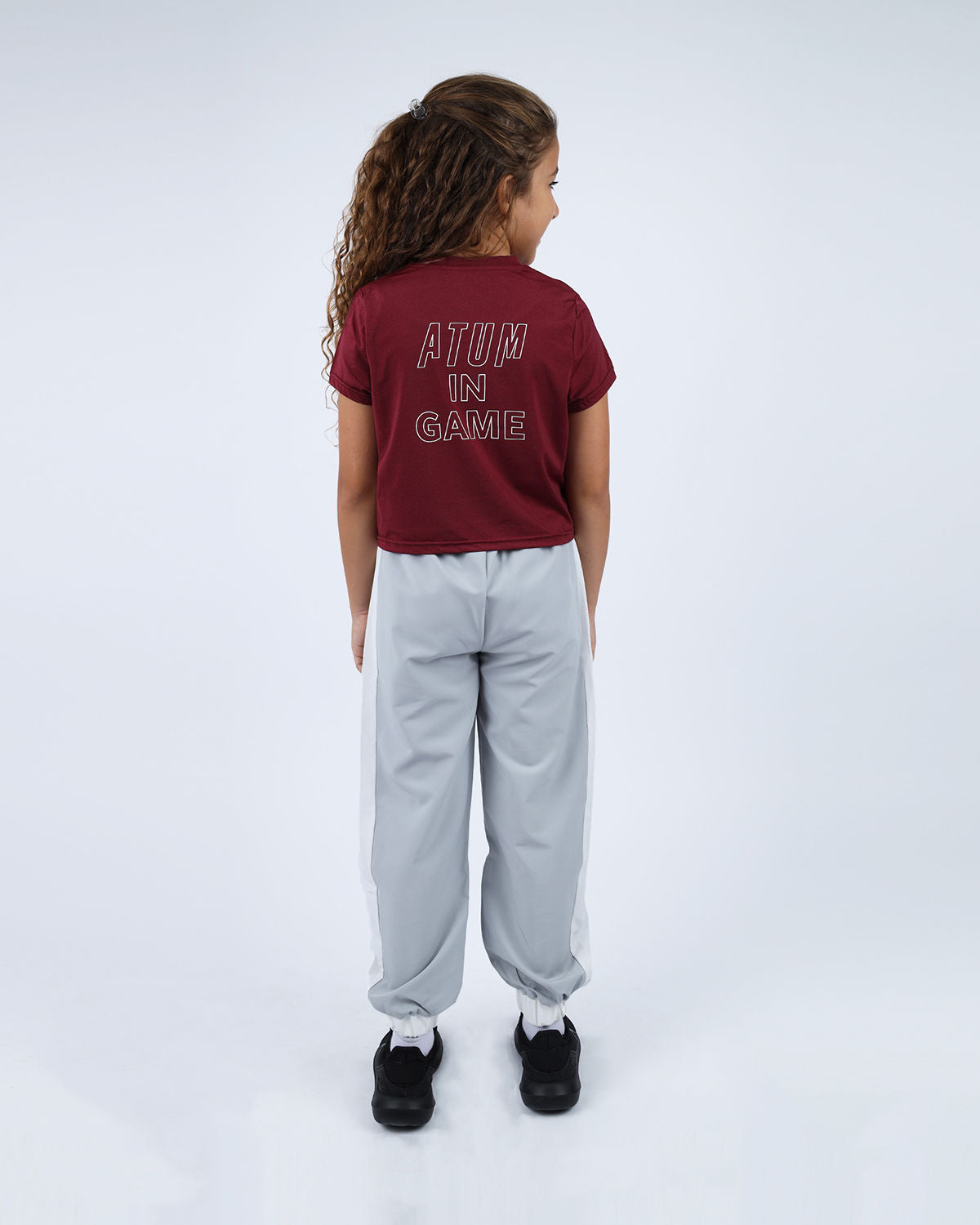 INGAME Short-Sleeve Burgundy T-Shirt-Atum -43300165