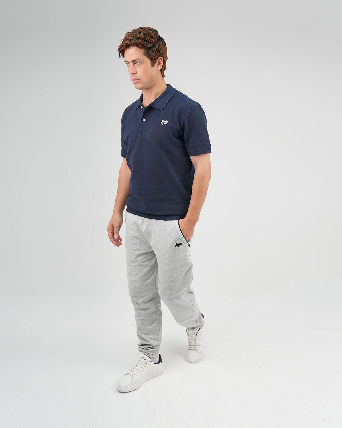 Regular Fit Navy Polo Shirt-Atum -38769961