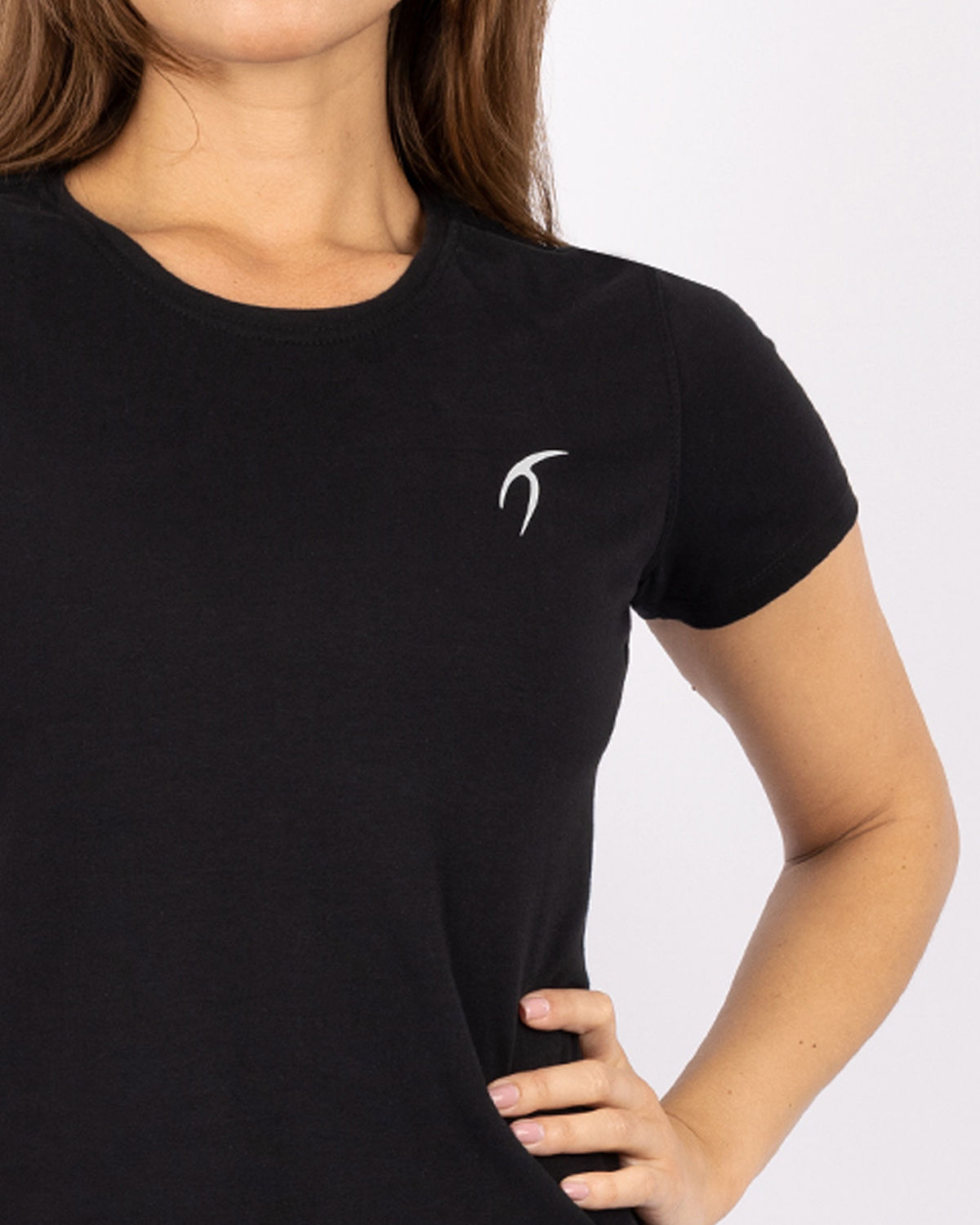 Basic Short Sleeves Black T-Shirt-Atum -20198528