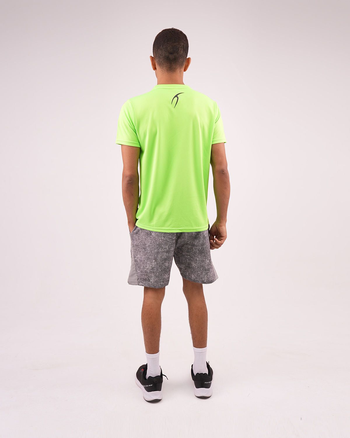 Printed Green Training Short-Atum -69466532
