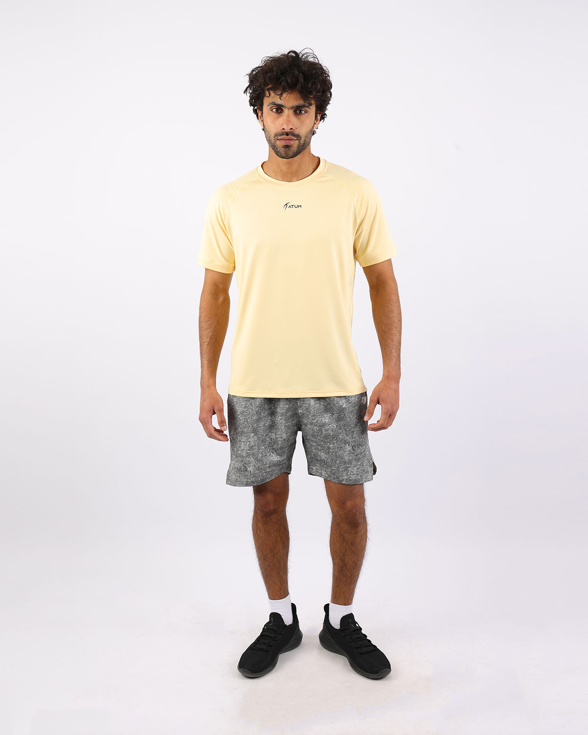 Energy Flow Men's Yellow T-Shirt-Atum -98172714