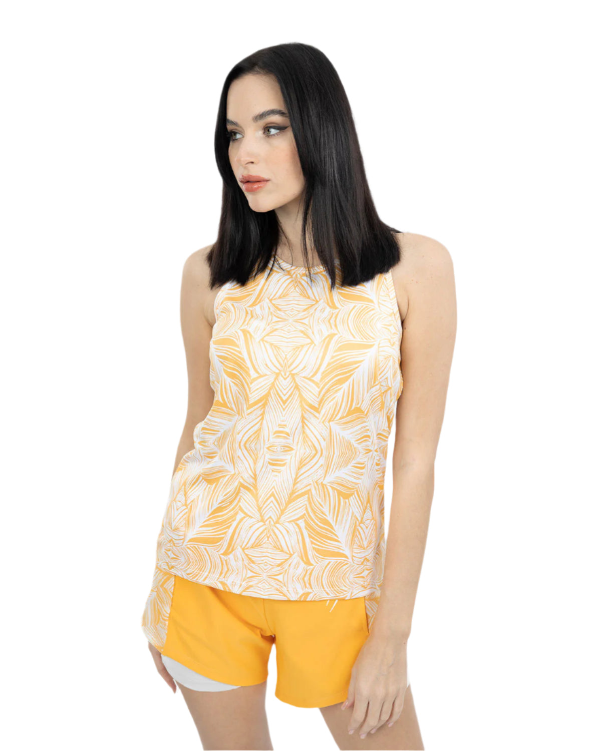 Flowery Women's Gold Top-Atum -77659034