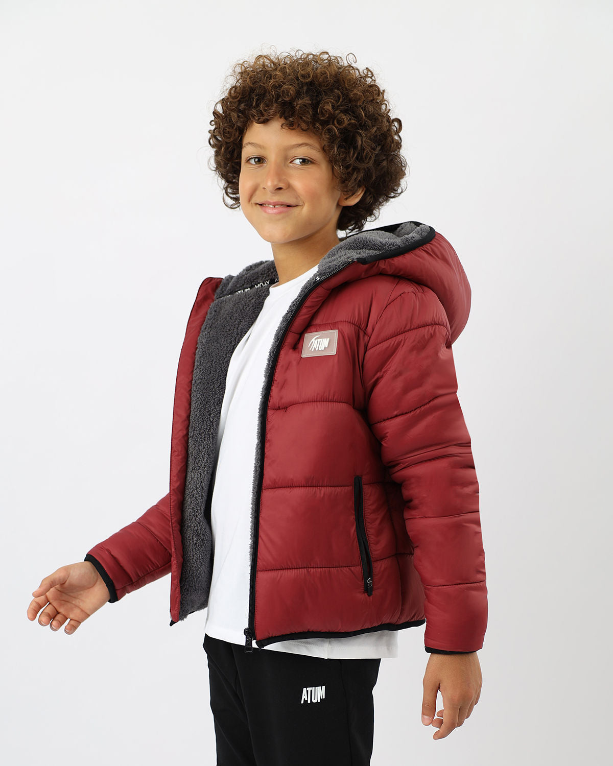 Boy's Hooded Puffer Jacket