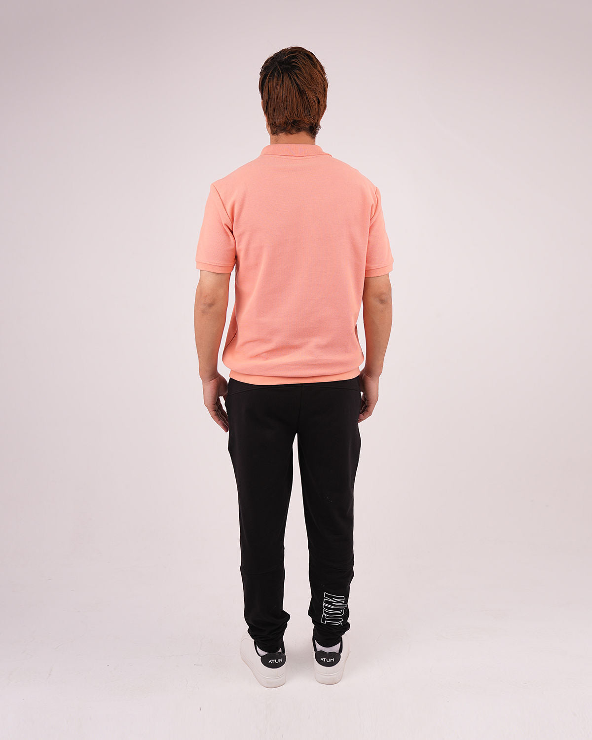 Regular Fit Coral Polo Shirt-Atum -59377646
