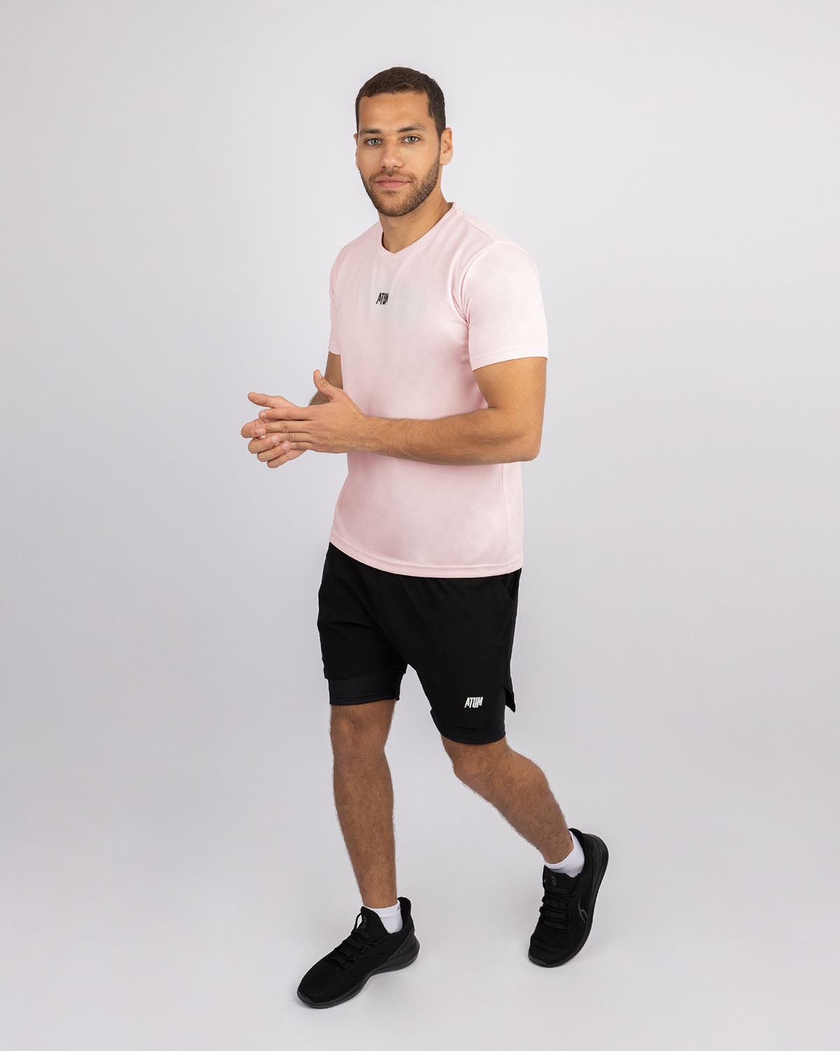 Squat Core Mesh Rose T-Shirt-Atum -40996393