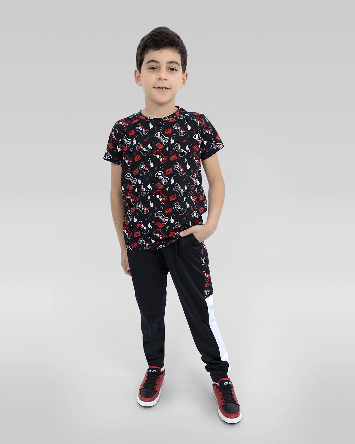 Printed Graphics Black T-Shirt